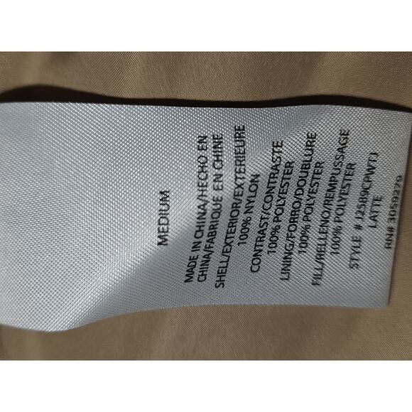 New Thread & Supply Women's Sherpa Trim Cropped Quilted Vest Pockets Size Medium - Picture 6 of 8